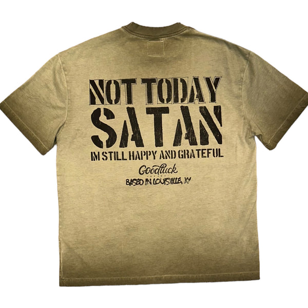 Olive “Not Today Satan” T-Shirt