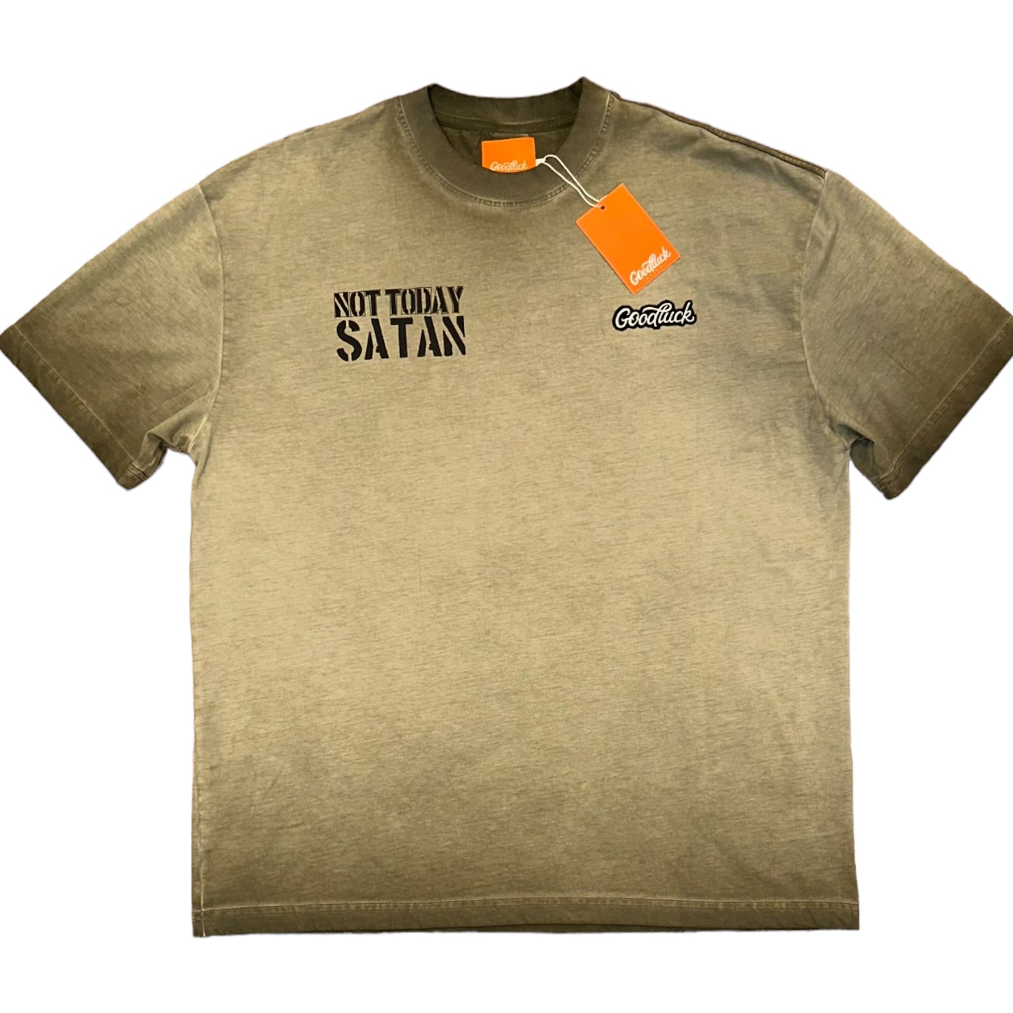 Olive “Not Today Satan” T-Shirt