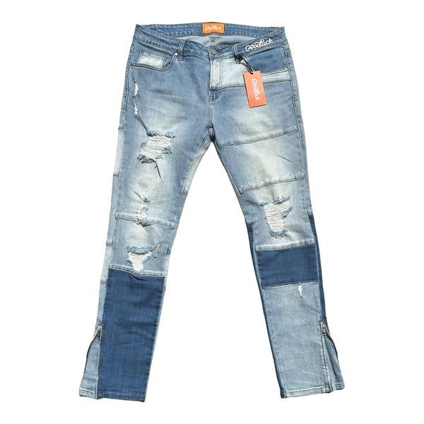 Vintage “Color Blocked” Denim