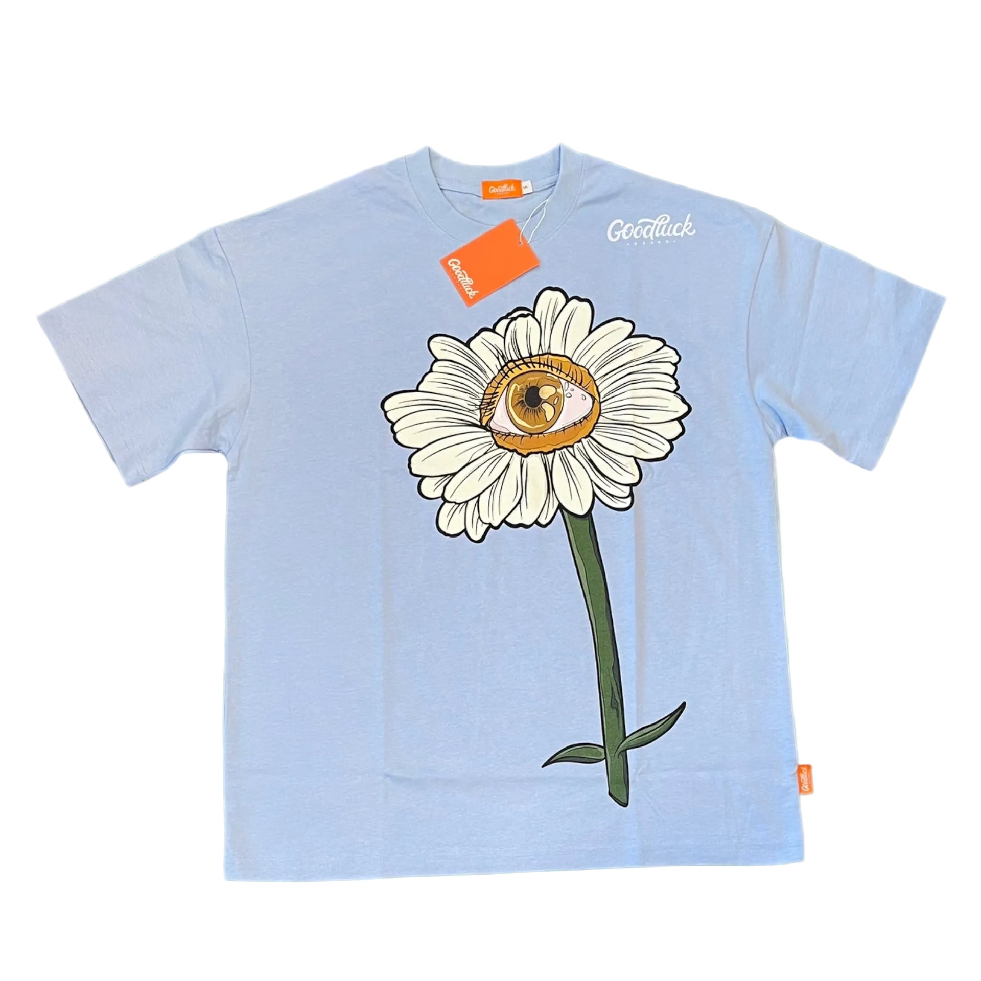 Baby Blue “See My Flowers” T Shirt