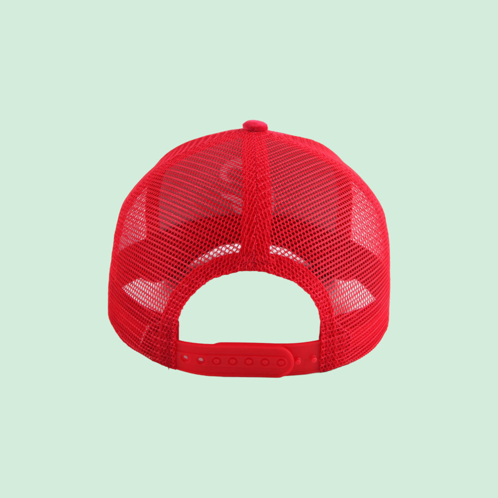Big G Red “Velour” Trucker