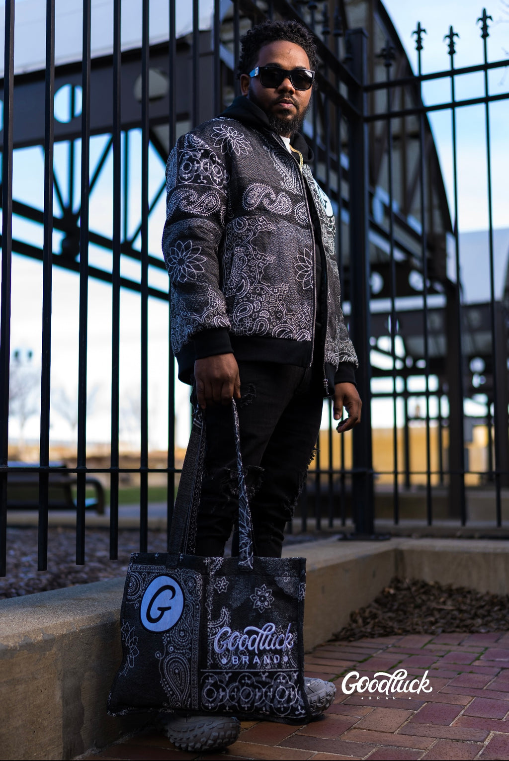 Paisley Print Tapestry Tote