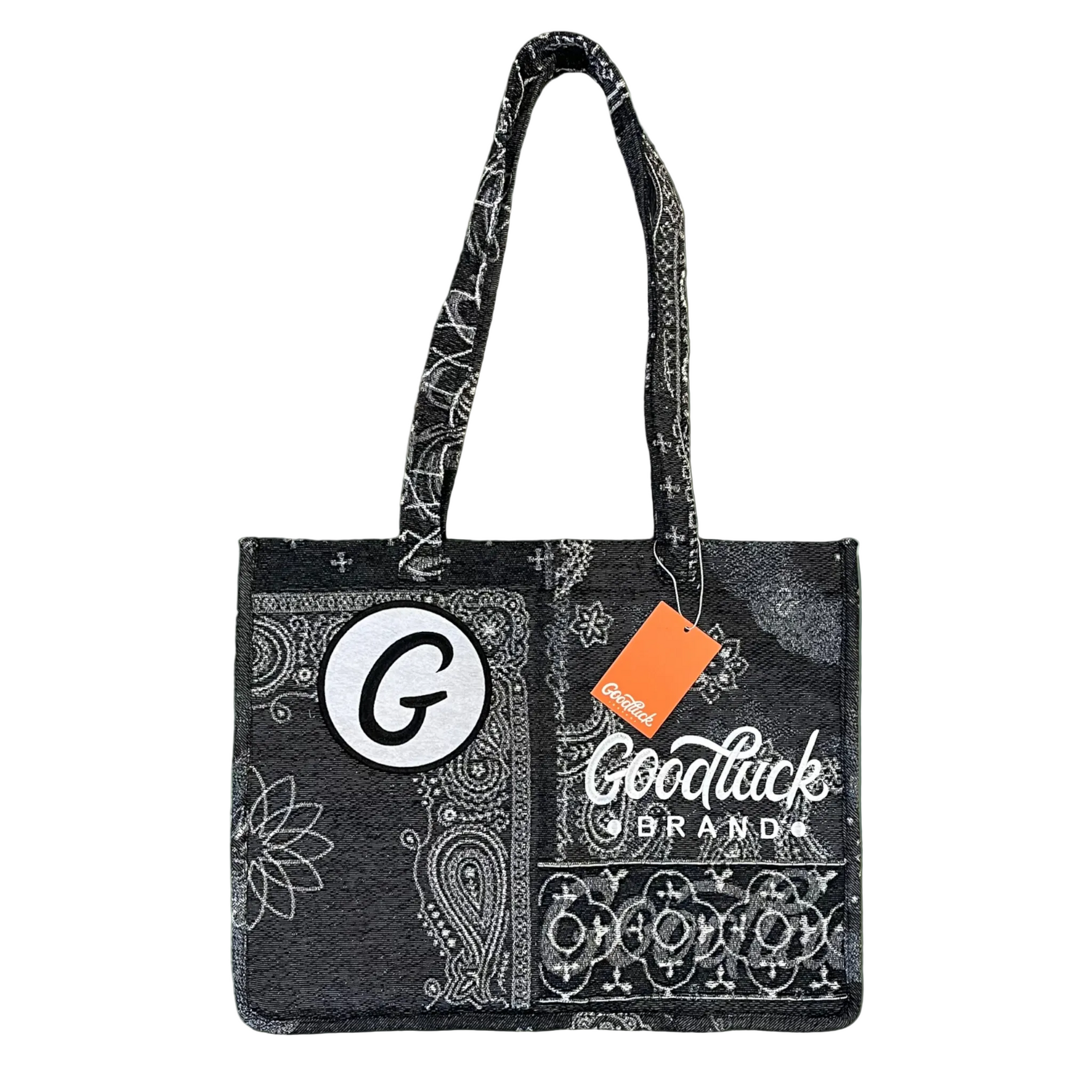 Paisley Print Tapestry Tote