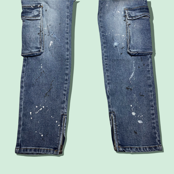 Cargo Denim Jeans