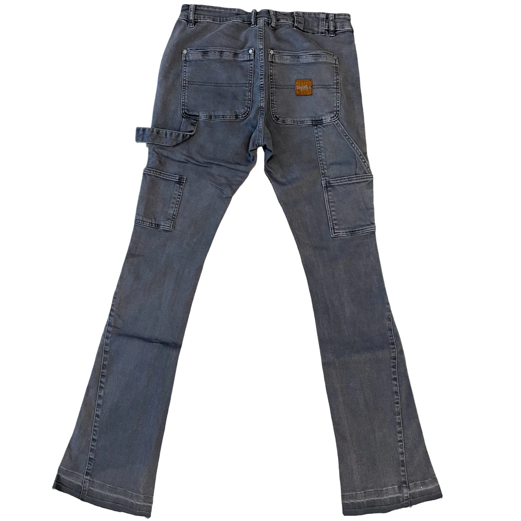 Steel Grey Flare “Work Pants”