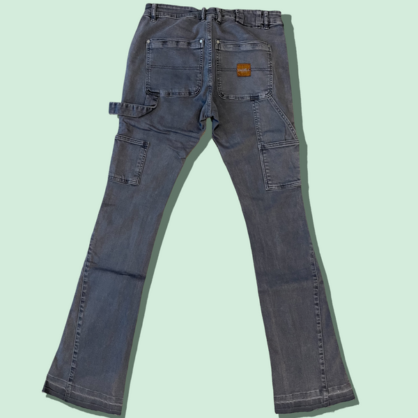Steel Grey Flare “Work Pants”