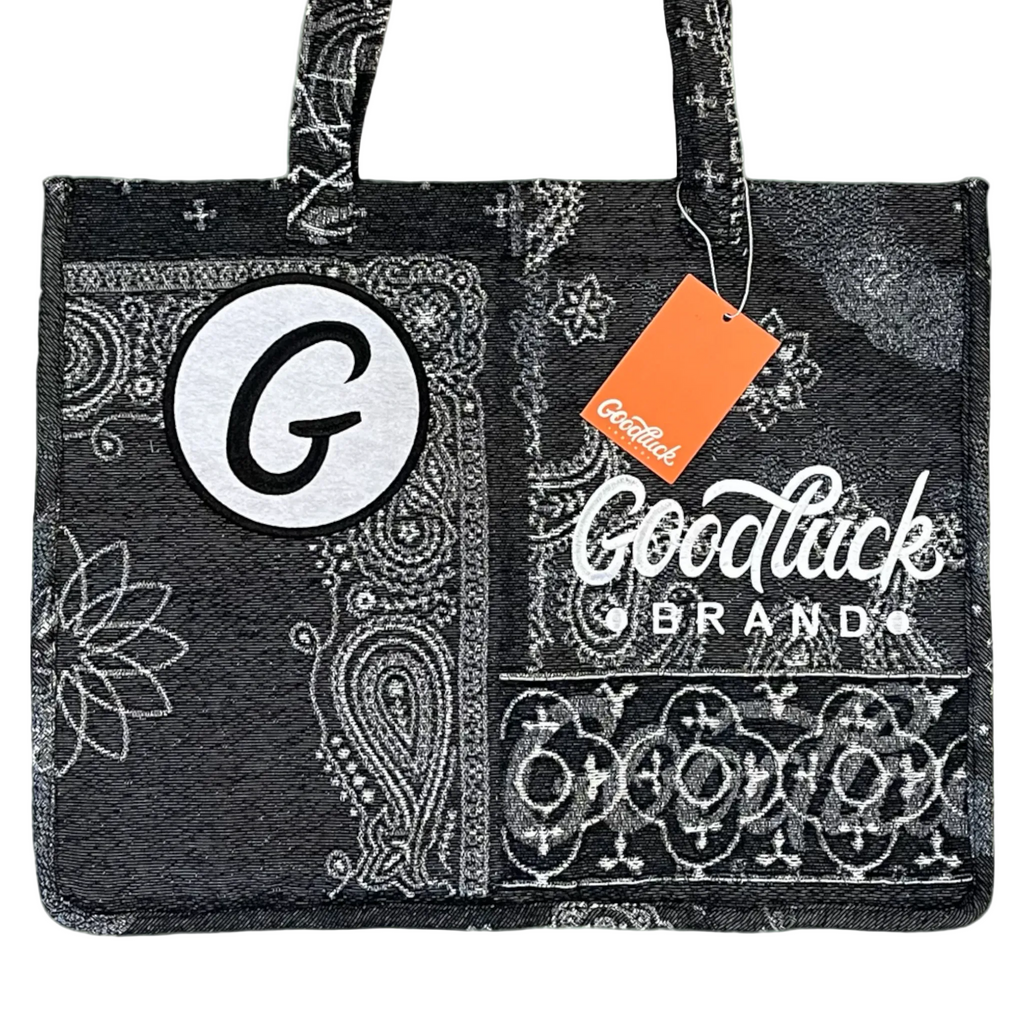 Paisley Print Tapestry Tote