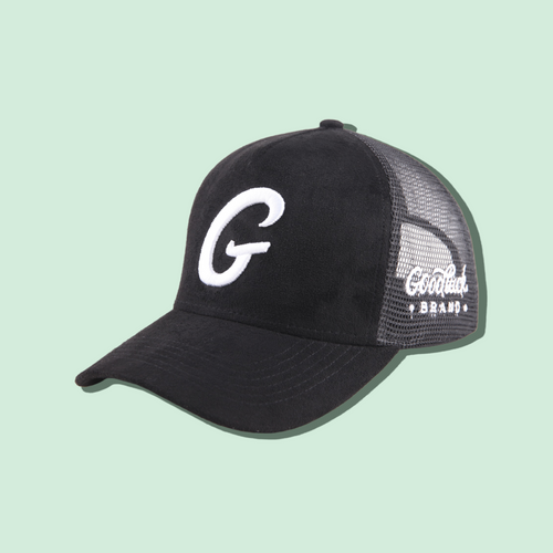 Big G Black “Suede” Trucker Hat