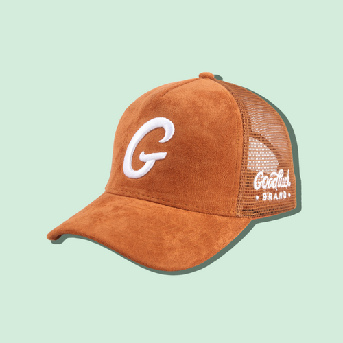 Big G Camel “Suede” Trucker Hat