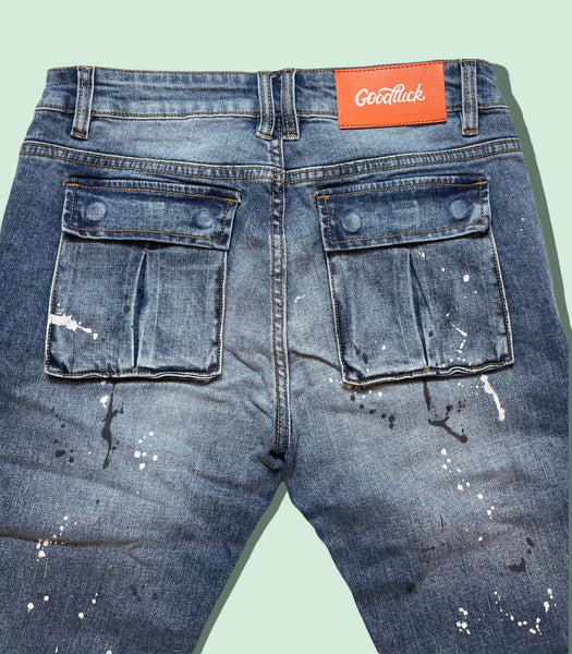 Cargo Denim Jeans
