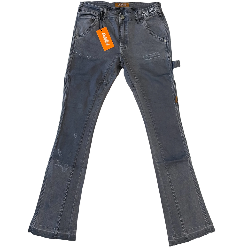 Steel Grey Flare “Work Pants”