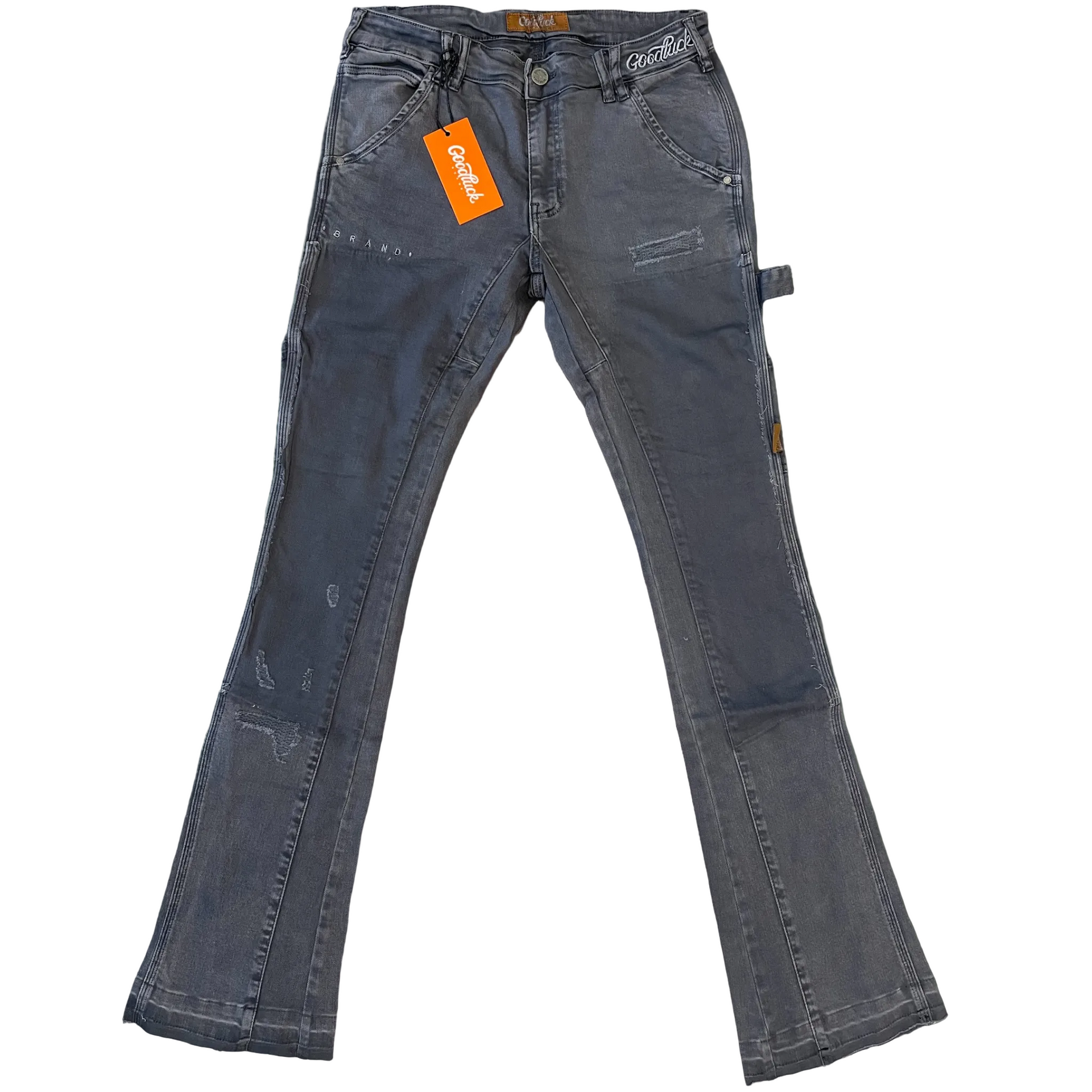 Steel Grey Flare “Work Pants”