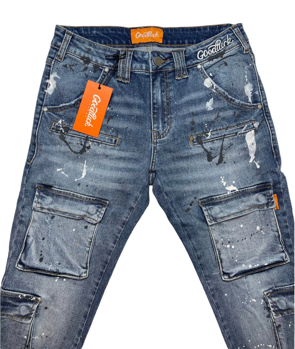 Cargo Denim Jeans