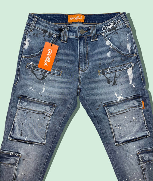 Cargo Denim Jeans