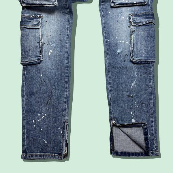 Cargo Denim Jeans